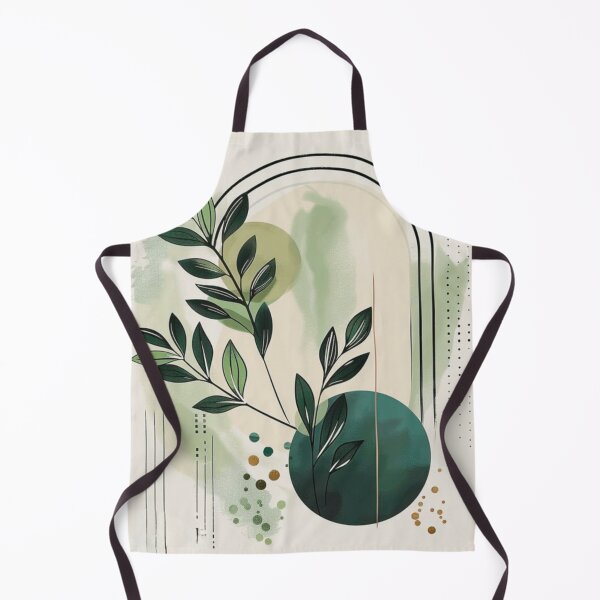 Item preview, Boho Botanical Arch Leaves Green Art designed and sold by NNCollection.