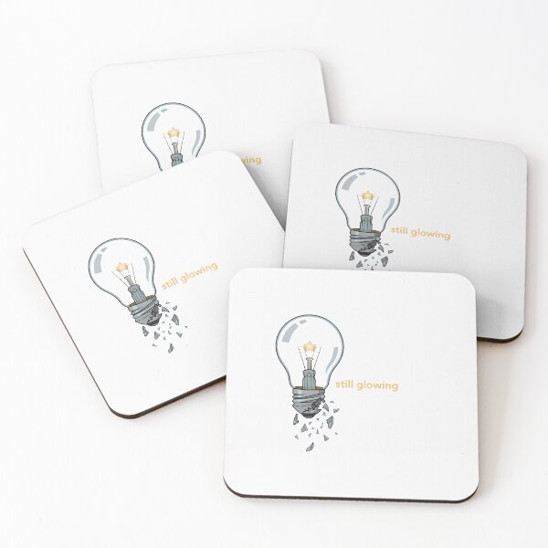 Item preview, STILL GLOWING - Broken Lightbulb Resilience designed and sold by Zazz Lee.