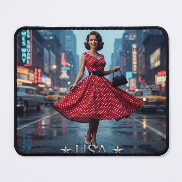 Item preview, ICONIC US ~ POLKA DOT ~ SWING DRESS   ~ THE HERITAGE COLLECTION designed and sold by globetrottergfx.