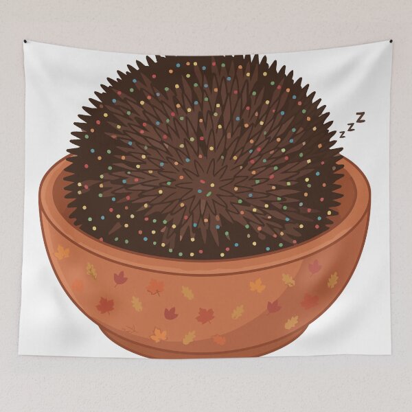 Item preview, Cute Hedgehog Chocolate Ice Cream Scoop Bowl designed and sold by Arc2020.