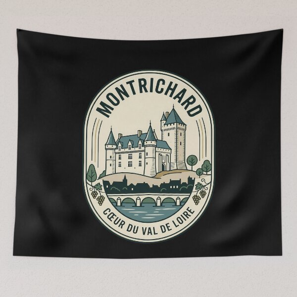 Item preview, Vintage Travel Emblem Montrichard Loire Valley France designed and sold by k3rstman1.