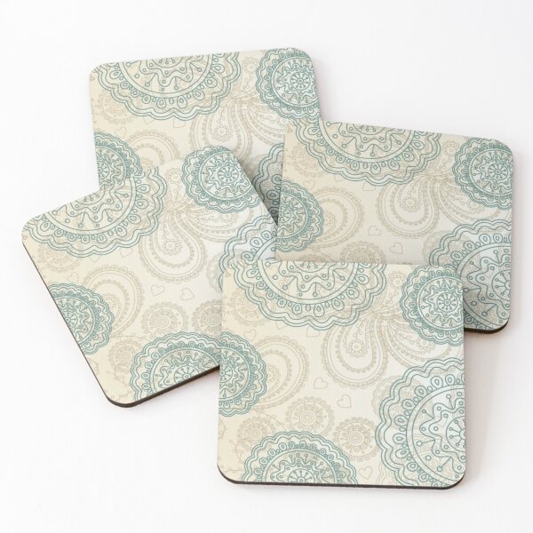 Item preview, Vintage Mandala Paisley Pattern Beige designed and sold by NNCollection.
