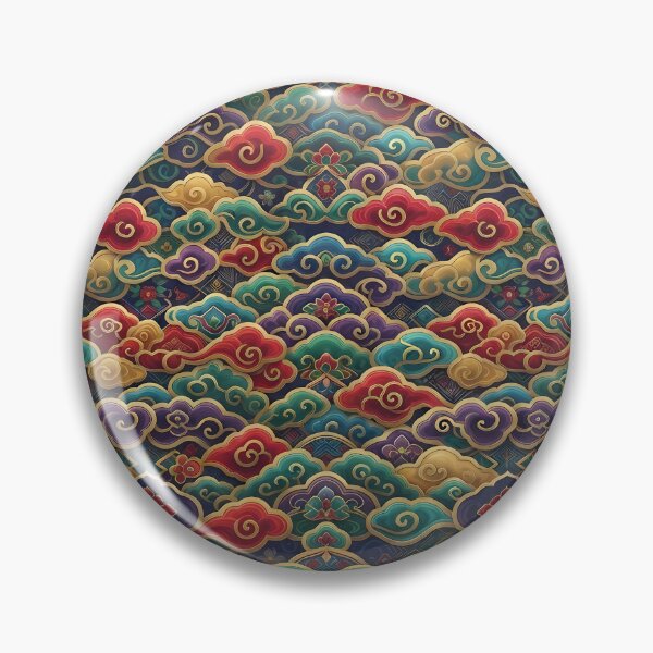 Item preview, Royal Danchong: Glorious Cloud Seamless Pattern designed and sold by SOOstudio73.