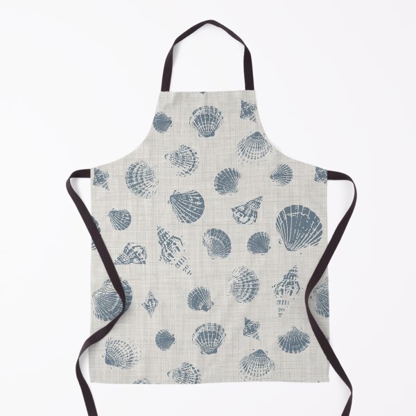 Item preview, Vintage Blue Seashell Pattern designed and sold by caladayart.