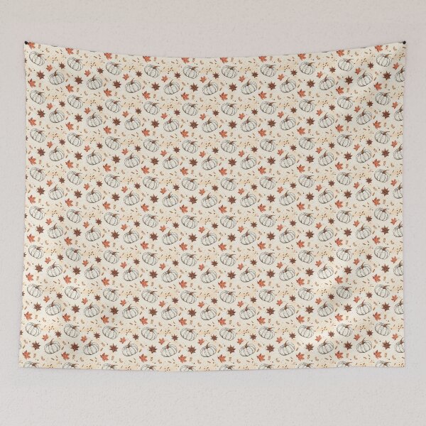 Item preview, Autumn Pumpkin Pattern designed and sold by LouieVanille.