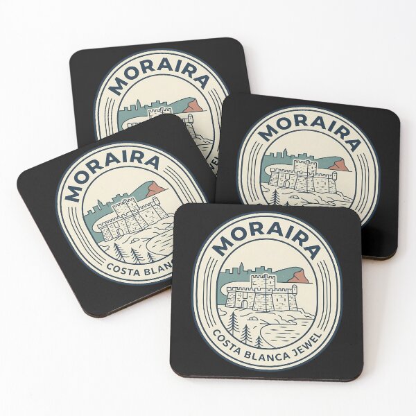 Item preview, Moraira Spain Costa Blanca Vintage Travel Emblem designed and sold by k3rstman1.