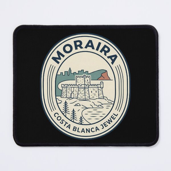 Item preview, Moraira Spain Costa Blanca Vintage Travel Emblem designed and sold by k3rstman1.