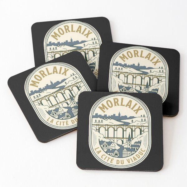 Item preview, Morlaix Brittany France Vintage Travel Emblem Viaduct designed and sold by k3rstman1.