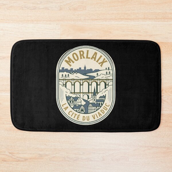 Item preview, Morlaix Brittany France Vintage Travel Emblem Viaduct designed and sold by k3rstman1.