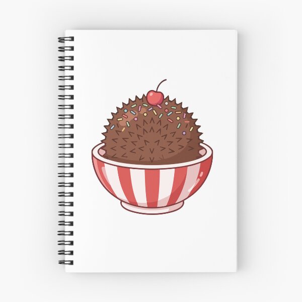 Item preview, Retro Diner Hedgehog Ice Cream Sundae Bowl designed and sold by Arc2020.