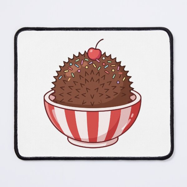 Item preview, Retro Diner Hedgehog Ice Cream Sundae Bowl designed and sold by Arc2020.