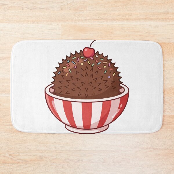 Item preview, Retro Diner Hedgehog Ice Cream Sundae Bowl designed and sold by Arc2020.