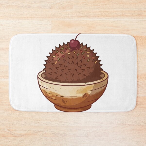 Item preview, Cottagecore Hedgehog Chocolate Dessert Bowl designed and sold by Arc2020.