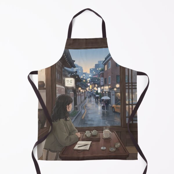Item preview, Seoul Escape: Peaceful Teahouse View in a Traditional Alley designed and sold by SOOstudio73.
