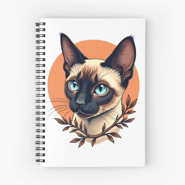 Item preview, Siamese Cat Portrait | Blue Eyed Cat designed and sold by WonderWaresGifts.