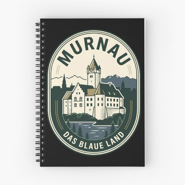 Artikelvorschau, Murnau Bayern Das Blaue Land Vintage Reiseemblem entworfen und verkauft von k3rstman1.