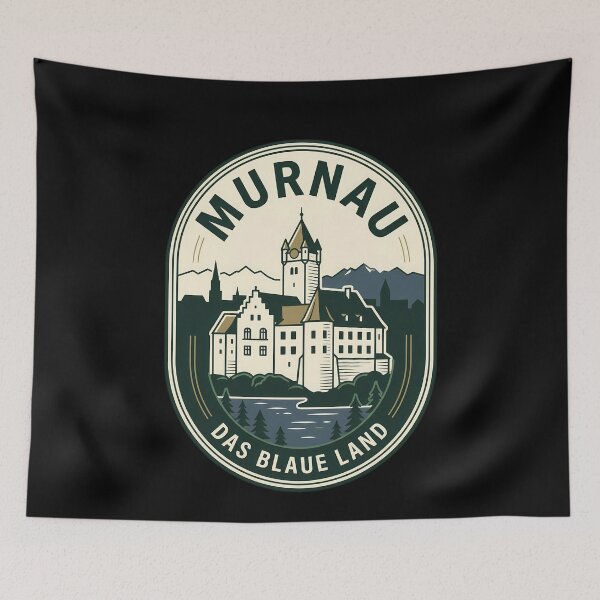 Item preview, Murnau Bavaria Das Blaue Land Vintage Travel Emblem designed and sold by k3rstman1.