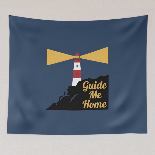 Item preview, GUIDE ME HOME - Lighthouse Nautical Coastal Guidance designed and sold by Zazz Lee.