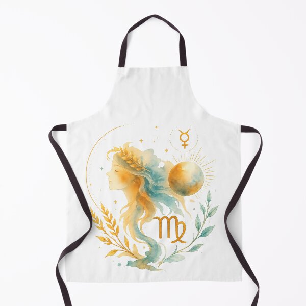 Item preview, Virgo Watercolor Zodiac Spirit designed and sold by NucciCollective.