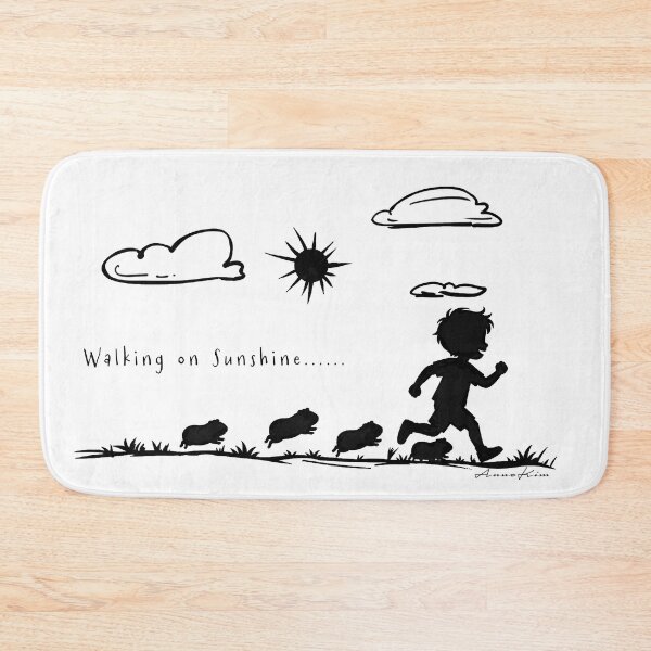 Item preview, Guinea pigs walking in Sunshine designed and sold by Cloud-Siren.