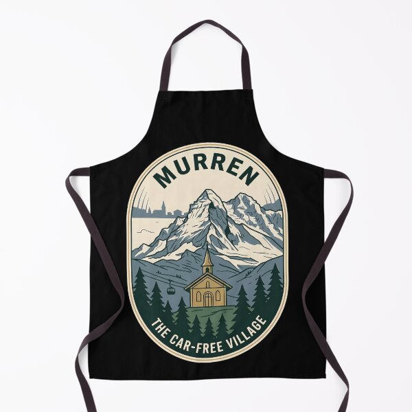 Item preview, Murren Switzerland Car Free Village Vintage Travel Emblem designed and sold by k3rstman1.