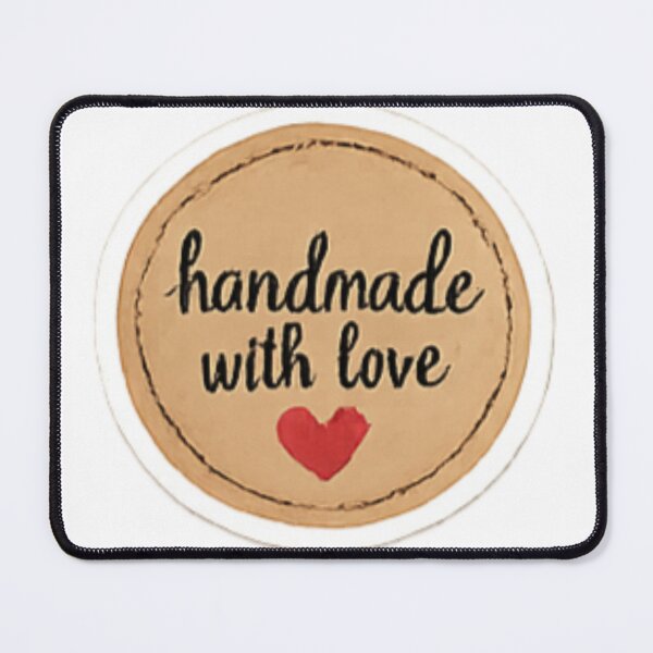 Item preview, Handmade with Love Sticker – Kraft Paper Rustic Label designed and sold by sadedream.