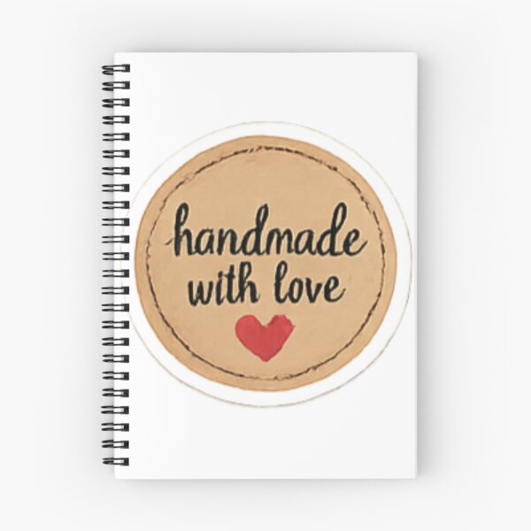 Item preview, Handmade with Love Sticker – Kraft Paper Rustic Label designed and sold by sadedream.