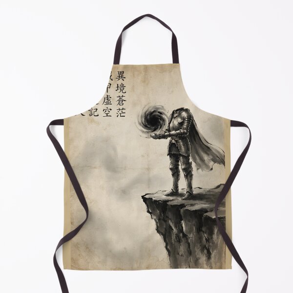 Item preview, The Knight of the Empty Void Sumi-e Ink Wash designed and sold by DuckOddity.