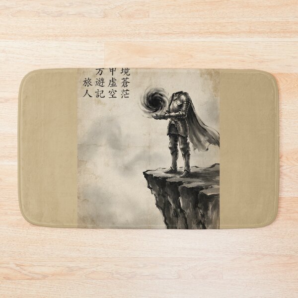 Item preview, The Knight of the Empty Void Sumi-e Ink Wash designed and sold by DuckOddity.