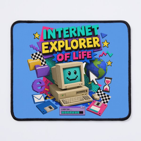 Artikelvorschau, Internet Explorer of Life | Funny Retro Computer Geek 90s Nostalgia Tech Meme entworfen und verkauft von Fernhaven.