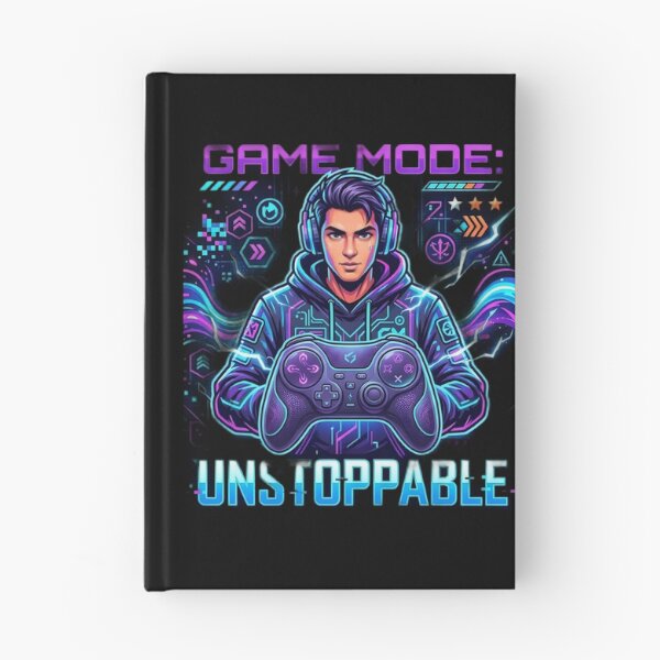Item preview, Game Mode Unstoppable Neon Gamer | Futuristic Gaming Controller | Cyber Esports Gaming Design designed and sold by Bhaskar Digital Art.