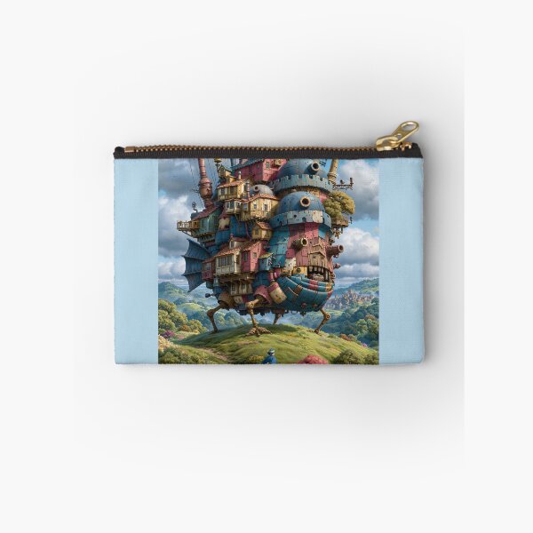 Item preview, Walking Castle on Mechanical Legs – Whimsical Steampunk Fantasy Art Print designed and sold by Verademacedoart.