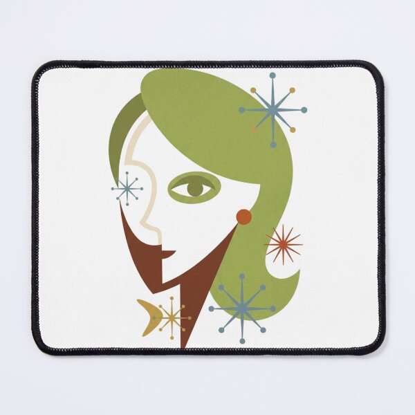 Item preview, Retro Profile Mid Century Chic designed and sold by OddlySticky.