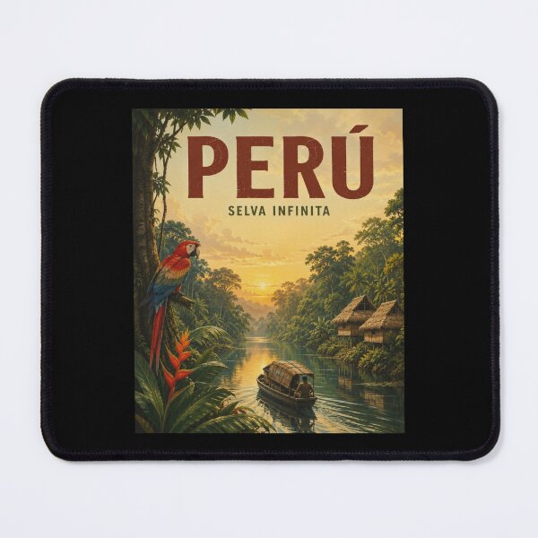 Item preview, Peru Amazon Jungle travel poster designed and sold by Tienda-Vane.