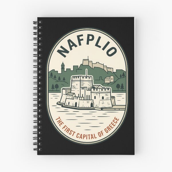 Item preview, Nafplio First Capital Greece Vintage Travel Emblem designed and sold by k3rstman1.