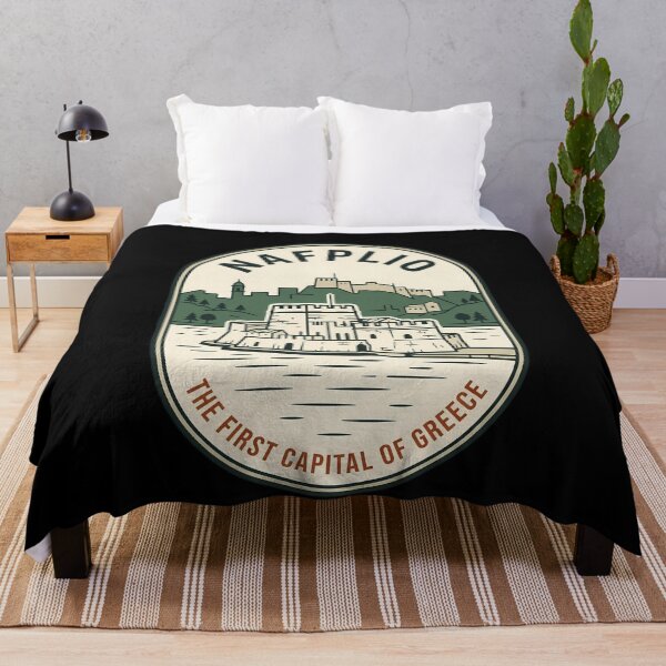 Item preview, Nafplio First Capital Greece Vintage Travel Emblem designed and sold by k3rstman1.