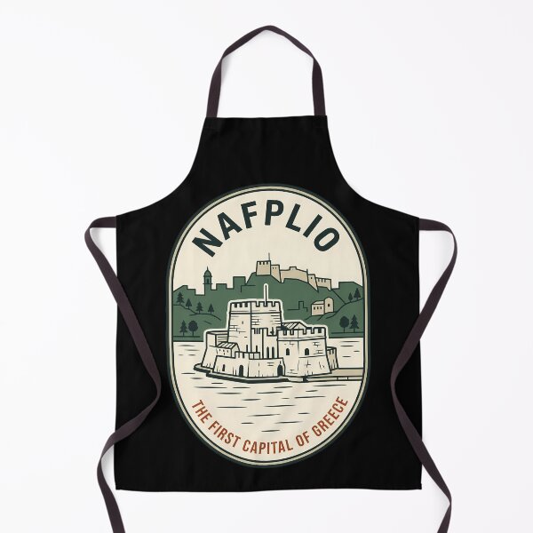 Item preview, Nafplio First Capital Greece Vintage Travel Emblem designed and sold by k3rstman1.