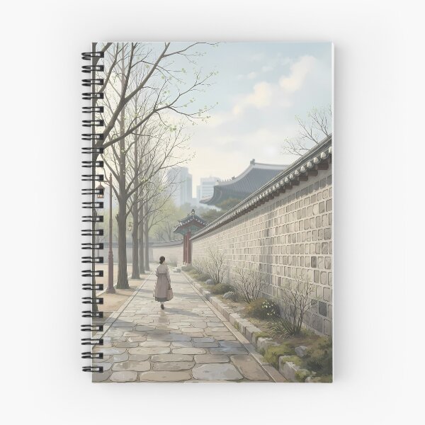 Item preview, Seoul Serenity: Peaceful Walk by Gyeongbokgung Stone Wall designed and sold by SOOstudio73.