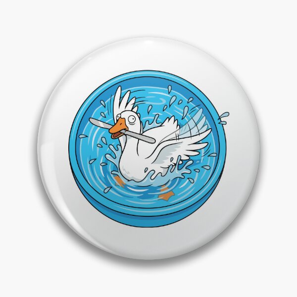Item preview, Chaotic Goose Holding Knife Kiddie Pool Meme designed and sold by Arc2020.