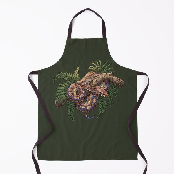 Item preview, Iridescent Rainbow Boa with Tropical Ferns designed and sold by BirdsnStuff.