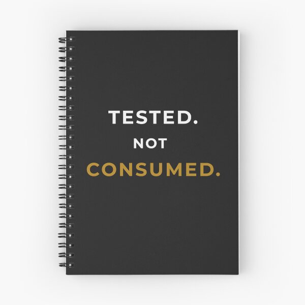 Item preview, Tested Not Consumed | Christian Faith Typography Design designed and sold by QuietRootStudio.