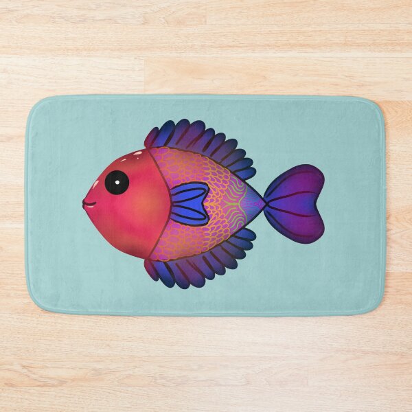 Item preview, Colorful Tropical Fish | Cute Vibrant Ocean Sea Life Cartoon T-Shirt designed and sold by HopeAndHustle.