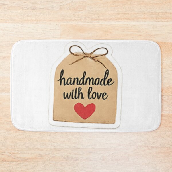 Item preview, Handmade with Love Sticker – Gift Tag Bow Packaging Label designed and sold by sadedream.