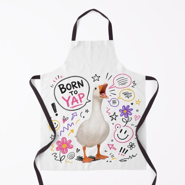 Item preview, Born to Yap Goose | Funny Loud Goose Meme Chaotic Animal Humor Design designed and sold by Fernhaven.