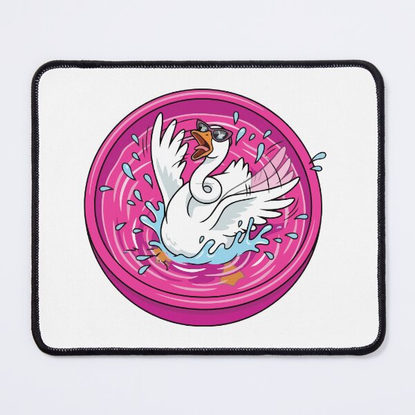 Item preview, Silly Goose Splashing Pink Kiddie Pool Retro designed and sold by Arc2020.