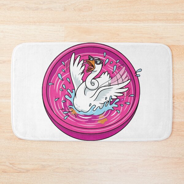 Item preview, Silly Goose Splashing Pink Kiddie Pool Retro designed and sold by Arc2020.