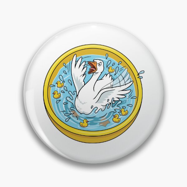 Item preview, Angry Screaming Goose Rubber Ducks Pool designed and sold by Arc2020.