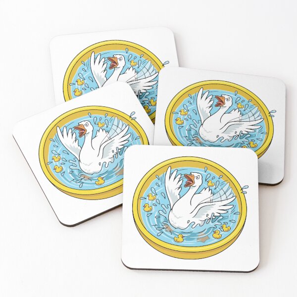 Item preview, Angry Screaming Goose Rubber Ducks Pool designed and sold by Arc2020.