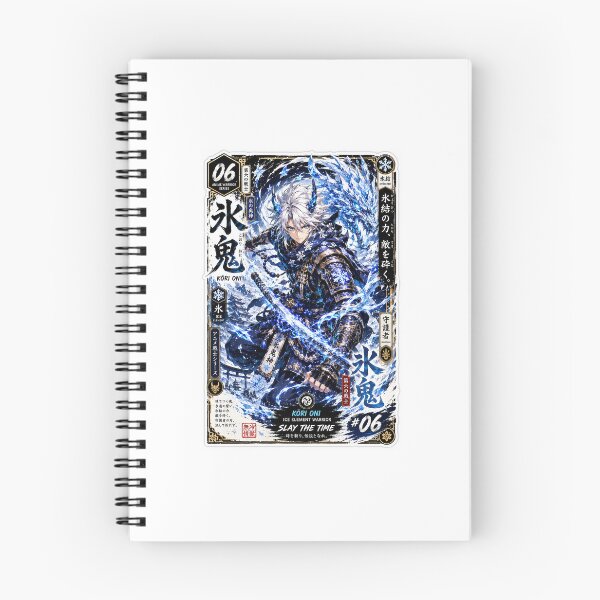 Item preview, Kōri Oni – Ice Element Warrior | Anime Warrior Series #06 | Japanese Fantasy Samurai Sticker | Slay The Time designed and sold by SLAYTHESPACE.