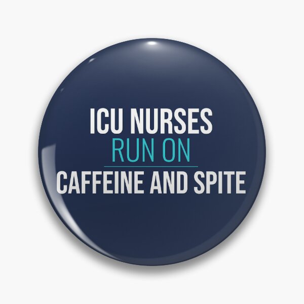 Item preview, ICU Nurses Run on Caffeine and Spite Funny ICU Nurse Gift designed and sold by RidgelinePress.